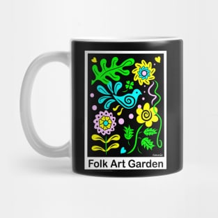 Flying Bird Flower Garden Mug